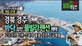 경북 경주 고급 풀빌라 펜션매매 전객실 동해바다 전망 해수욕장도 바로 이용가능한 곳 경주부동산 - 발품부동산TV