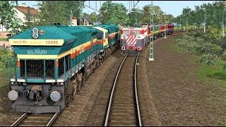 THE BEAST WDG4 TWINS SGUJ AS SHUNTER - THE OLD BEAST OF ELECTRIC LOCOS WAG7 TIGER