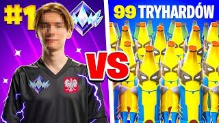 TOP 1 UNREAL PL vs 99 TRYHARDÓW w Fortnite