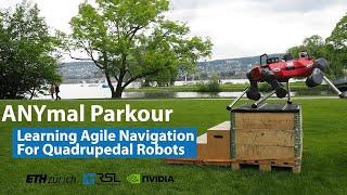 ANYmal Parkour: Learning Agile Navigation for Quadrupedal Robots