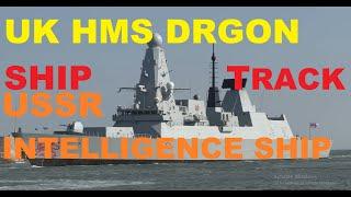 BRITAIN HMS Dragon DESTROYER tracked the Russian intelligence ship Yuri Ivanov during NATO exercise