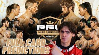 PFL 10 WORLD CHAMPIONSHIPS FULL CARD PREDICTIONS!