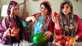 3 Country Women Celebrating the Longest Night of the YearHow to make Dubai Chocolate in Village