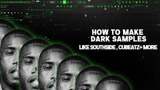 How To Make Dark Samples (Cubeatz, 808 mafia) | FL Studio 21 Tutorial