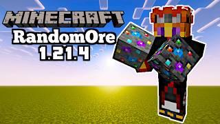 *NEW* RandomOre Mod - Minecraft 1.21.4 (Mod Showcase)