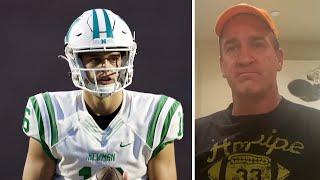 Peyton Manning talks working out with his nephew Arch and his commitment to Texas 