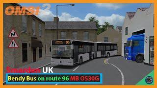 Omsi 2: Smarden UK with a Bendy Bus (MB Citaro O530G) no speed limiter | Route 96