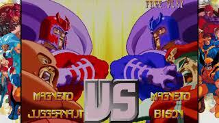 X-men vs Street Fighter - Magneto/Juggernaut arcade mode