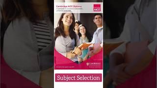 Cambridge AICE Diploma Certification Subject Selection #igcse #cambridgeassessmemts #alevels #aice