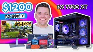 Best $1200 Gaming PC Build 2025!  [Full Build Guide w/ 1440p Benchmarks]