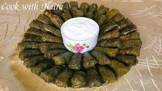 Dolma (Tolma). How to Make Stuffed Grape Leaves - Old Armenian Dish.