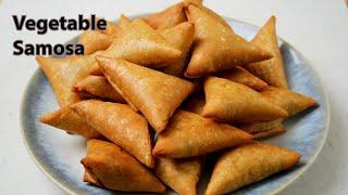 The Best Crispy Potatoes Cauliflower and Peas Samosa | Fried Vegetable Samosa | Vegetarian samosa