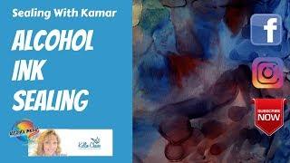 How to Seal Your Alcohol Ink Paintings on Yupo Paper