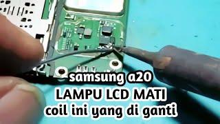 servis hp samsung a20s layar blink hitam,tidak tampil