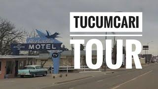 Tucumcari Tour. Drive through of Tucumcari, New Mexico. Route 66.    131