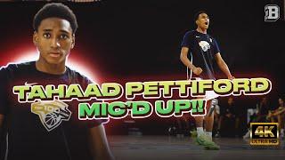 We mic'd up the No. 1 point guard in the country! | Auburn commit Tahaad Pettiford mic'd up 