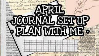 APRIL JOURNAL SET UP || PLAN WITH ME || Pauline's Diary