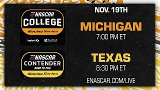 iRacing eNASCAR Double Header | College Fall Semester Finale and Contender Series Finale