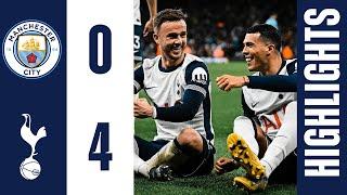 Man City 0-4 Tottenham Hotspur | Premier League Highlights | Spurs THRASH Champions at Etihad