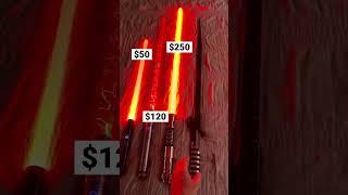 $50 Vs $120 Vs $250 Vs $500 Lightsaber!