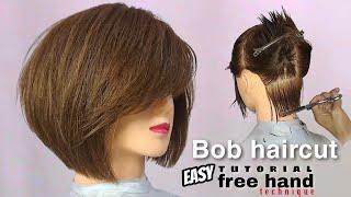 BOB HAIRCUT TUTORIAL on new year 2024