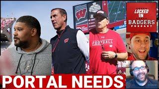 Biggest portal needs for the Wisconsin Badgers football team! How many players do they need?