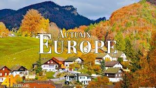 Autumn Europe 4K Ultra HD • Enchanting Autumn Europe, Scenic Relaxation Film with Calming Music.