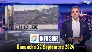 Info soir : Dimanche 22 Septembre 2024