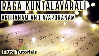 Raga Kuntalavarali Arohanam And Avarohanam Free Online Flute Tutorial With Swaras Video # 722