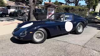 Ferrari 250 GTO gassing up in Carmel during Monterey Car Week 2024