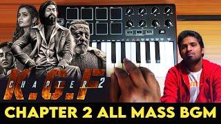 KGF - Chapter 2 | All Mass Bgm By Raj Bharath | Yash | Ravi Basrur | Prashanth Neel