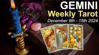 GEMINI WEEKLY TAROT READING "SOMEONE NEW ENTERS YOUR LIFE" December 9th to 15th 2024 #weeklytarot