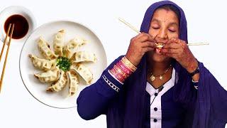 Tribal People Try Dumplings For The First Time