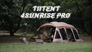 【OK露營社】TiiTENT 4Sunrise PRO 速搭 開帳教學 帳篷 一房一廳帳