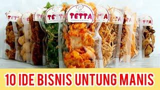 10 IDE BISNIS UNTUNG MANIS - Jajanan Snack Bahan Simple