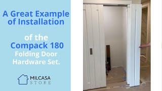 Milcasa Store - Compack 180 Folding Door Hardware Set - video from OUR clients