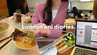 London uni vlog busy term 2, lab & lectures, lots of studying