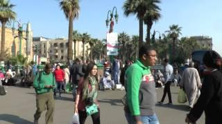 Midan Al Hussein Square and Saiyidna Hussein Mosque in Islamic Cairo, Egypt