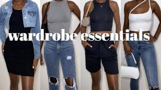 WARDROBE ESSENTIALS | how to rebuild your wardrobe