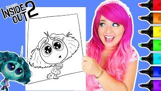 Coloring Inside Out 2 Envy Disney Pixar Coloring Page | Ohuhu Art Markers