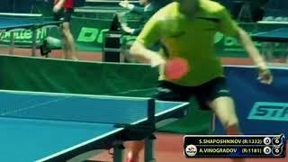 1.ВИНОГРАДОВ - ШАПОШНИКОВ Moscow Championship table tennis настольный теннис