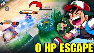 Mind Blowing 1 HP ESCAPE  | Pokemon unite