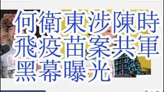 军委副主席何卫东涉陈时飞疫苗案，共军黑幕将被揭开。杨发森窦万贵案涉及何卫东和唐一军，王广华，库热西·买合苏提。