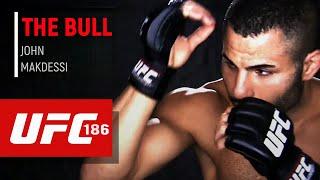 UFC 186 | John "The Bull" Makdessi vs Shane Campbell | KO/TKO ROUND 1