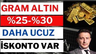 Gram Altın %25 -%30 Ucuz! Sakın Borçlanmayın  Altın Dolar