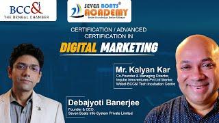 Digital Marketing Certification Course in India by Seven Boats & The Bengal Chamber