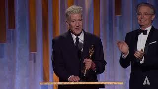 David Lynch receives an Honorary Award at the 2019 Governors Awards