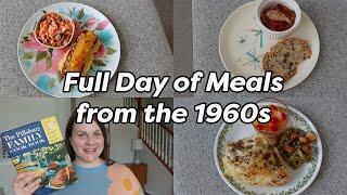 A FULL DAY of 1960s Meals ️ vintage meal ideas!