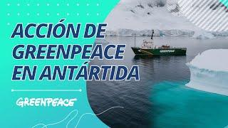 ACCIÓN DE GREENPEACE EN ANTÁRTIDA