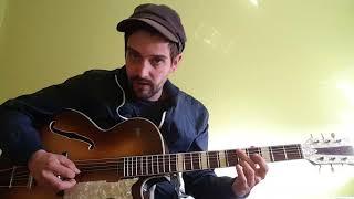 Proper gypsy jazz chords to caravan